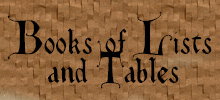 Books of Lists & Tables